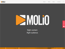 Tablet Screenshot of molio.com
